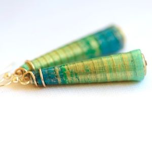 3/$30! Boho Teal & Blue Handmade Earrings